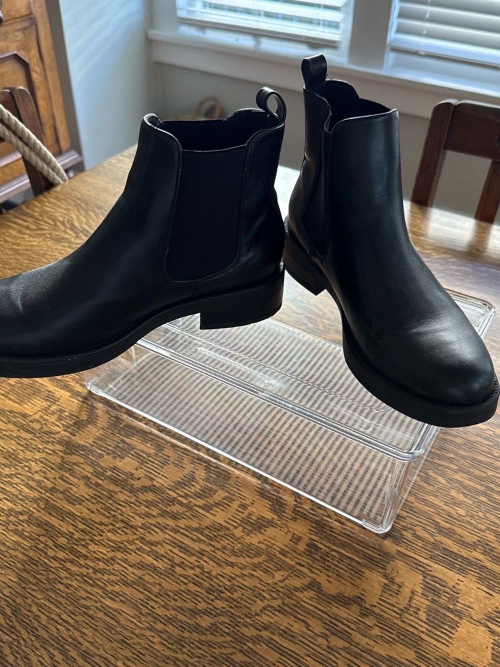 Black Chelsea Boots for Men - Sleek Slip-On Design
